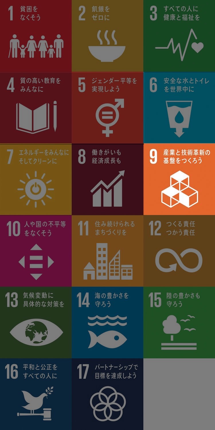 SDGs17の目標９つ目